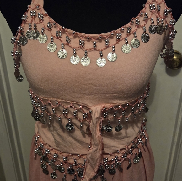 Pink Bellydance Beginner Costume - Picture 3 of 7
